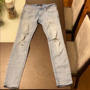 Pacsun men’s skinny active stretch destroyed jeans